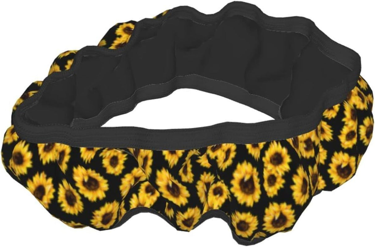 Sunflower Steering Wheel Cover 15 Inch Universal Neoprene Steering Wheel Covers for Women Men Car Steering Wheel Wrap Car Interior Protection Accessories anti Slip Fit Cars Truck Suvs