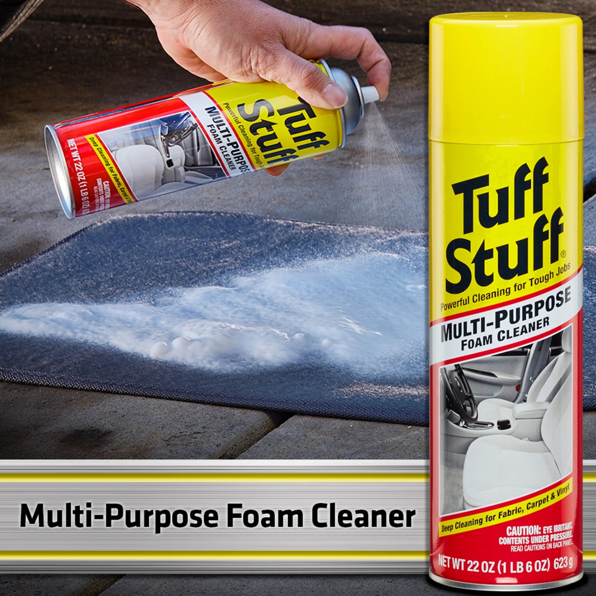 Multi Purpose Foam Cleaner for Car Detailing, 22 Oz